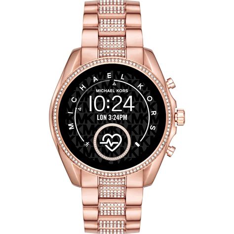 rose gold michael kors smartwatch best buy|mk watch rose gold smartwatch.